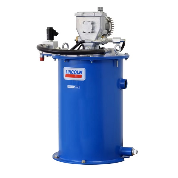 LINCOLN GREASE PUMP, PNEUMATIC, 50:1, 180KG (400 LB) DRUMS